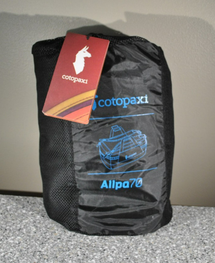 Cotopaxi Allpa 70L Getaway Travel Duffel Bag – Black – NWT