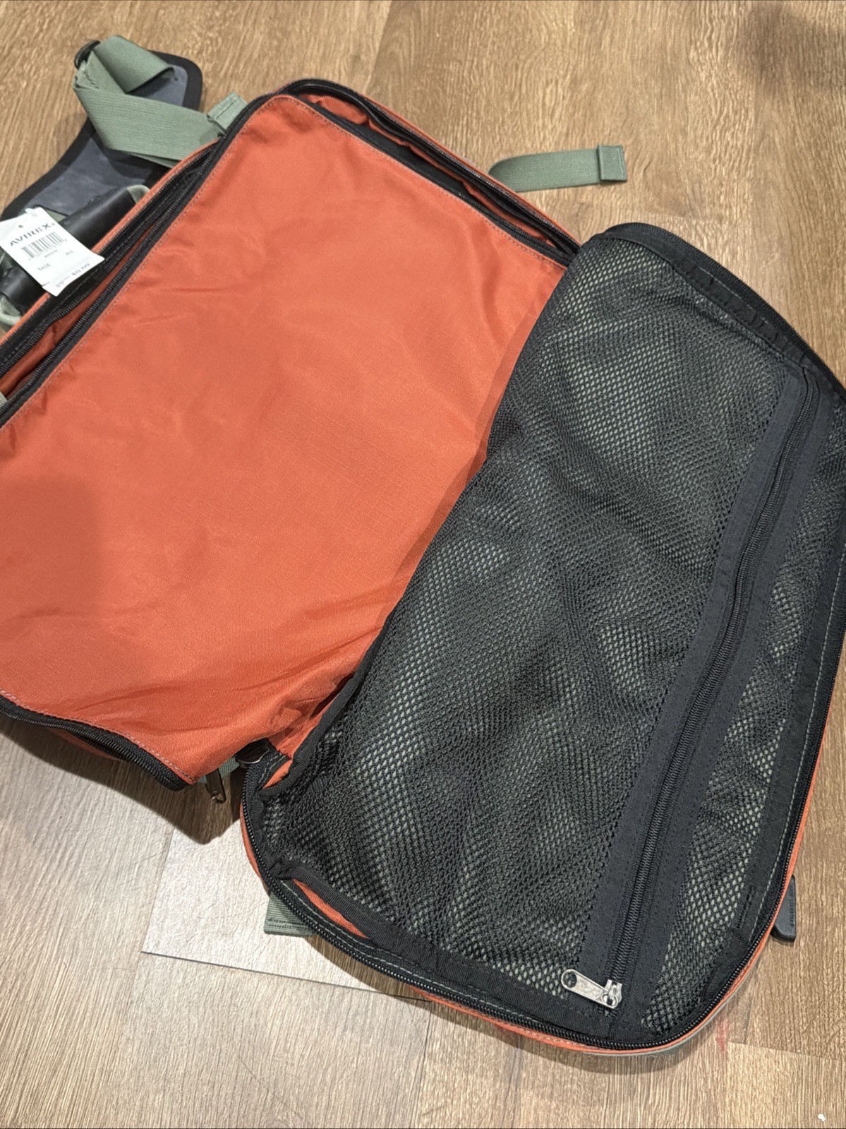SAMPLE AVIREX U.S.A Aviator Nylon Shoulder Messenger Bag #AVX3328 Made In USA