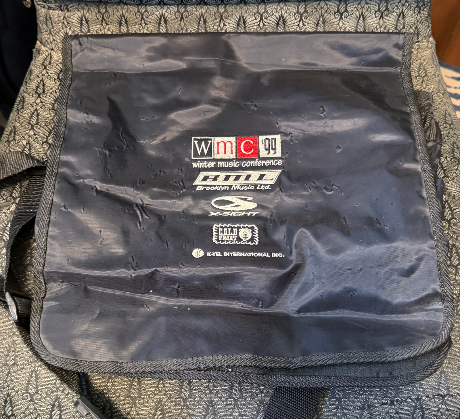 Winter Music Conference WMC 1999 Ultra Music Festival DJ Record Messenger Bag