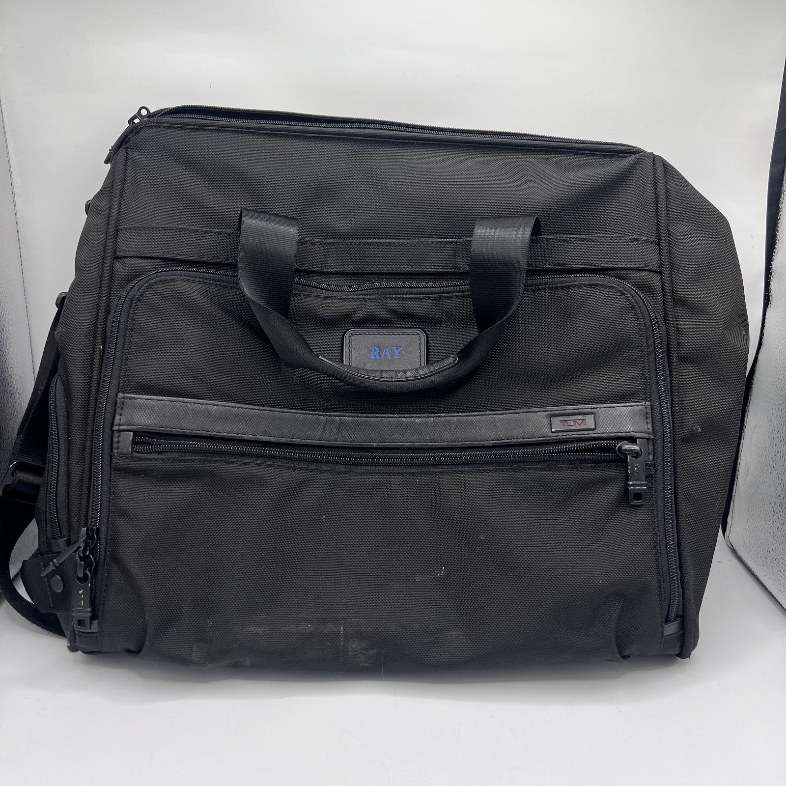 Tumi Alpha 2 Black 2-Way Framed Soft Duffel Bag