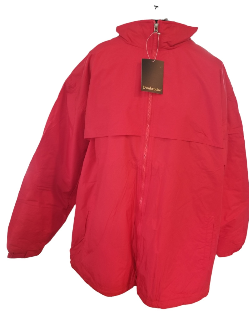 Dunbrooke style 8058 Brand new in bag fleece lined size XL red inside pocket