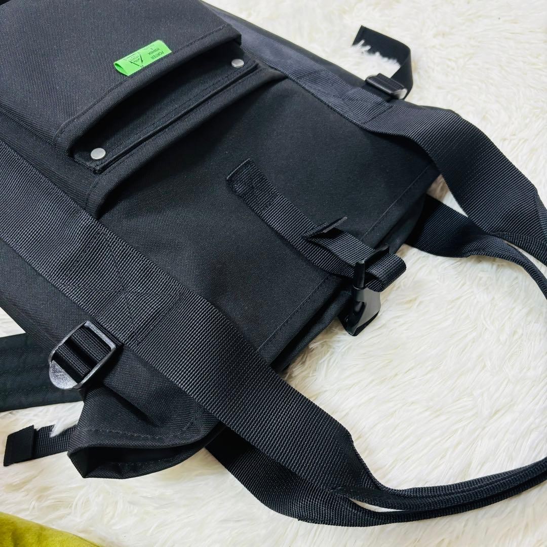 Authentic Yoshida Porter Union Backpack 2-Way Large Capacity, Black, 50cm tall