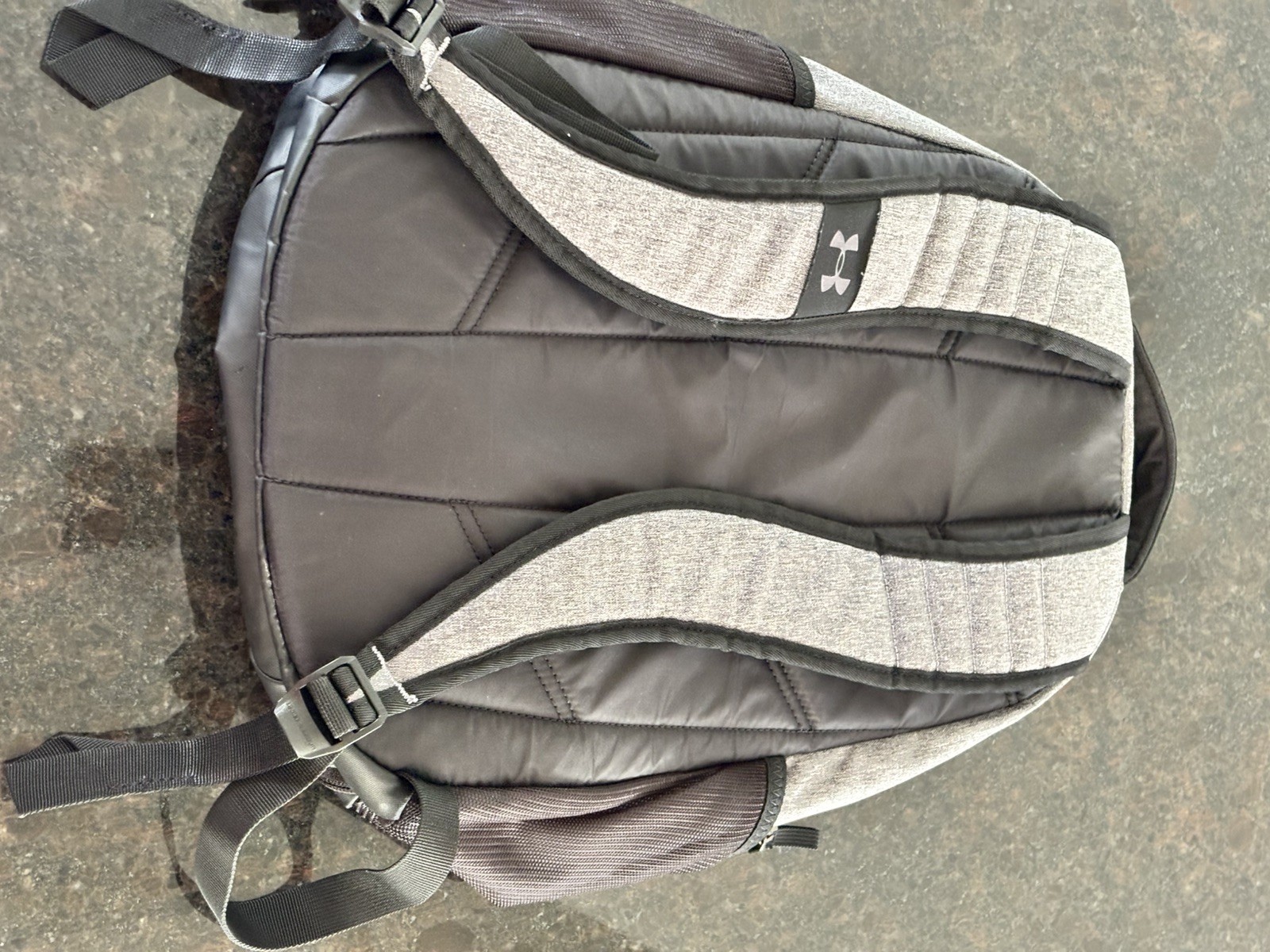Under Armour Hustle 5.0 Backpack Storm Black Grey Clean Built To Handle Anything