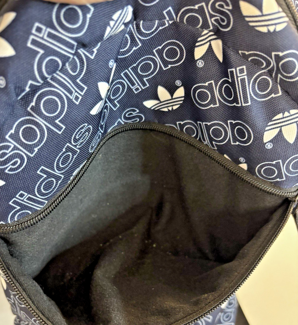 Adidas AOP Original National Backpack Navy Trefoil Logo Large
