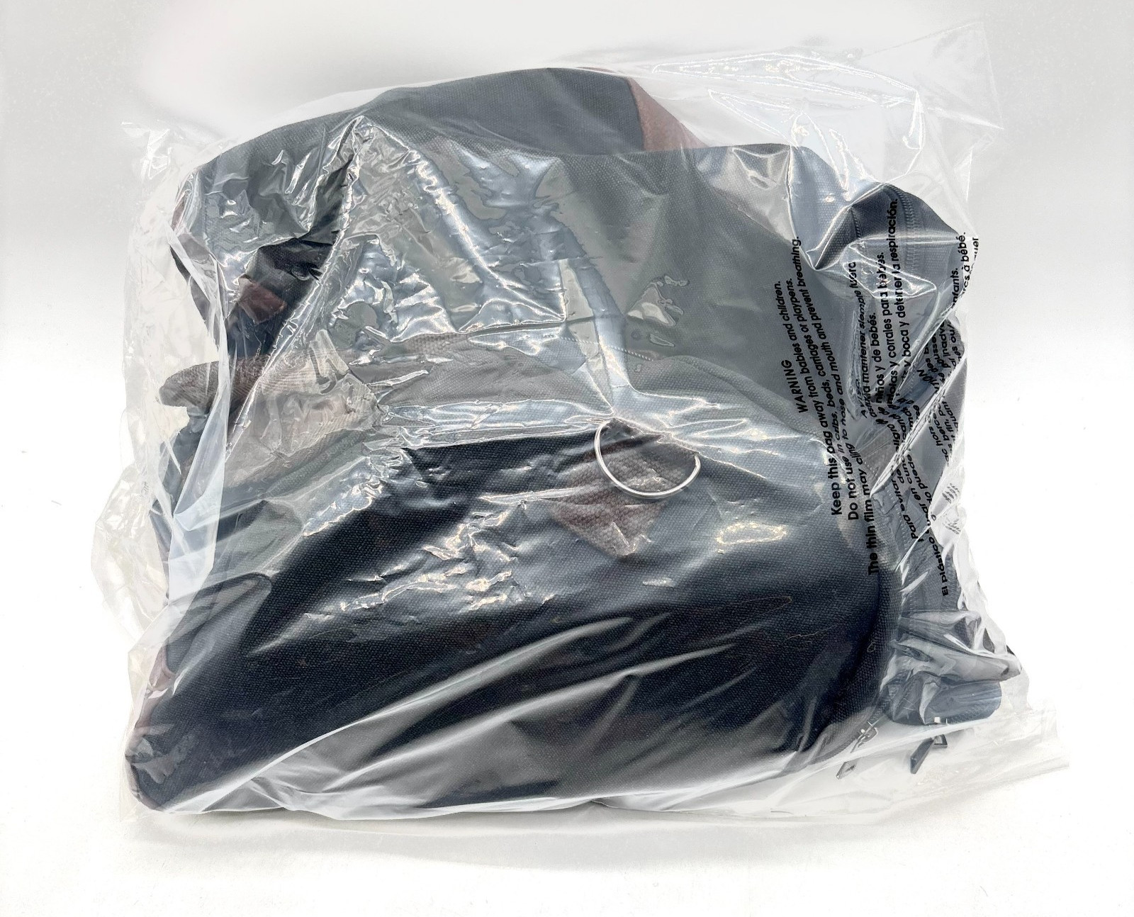 Unbranded Unisex Black Brown Adjustable Strap Travel Duffle Bag