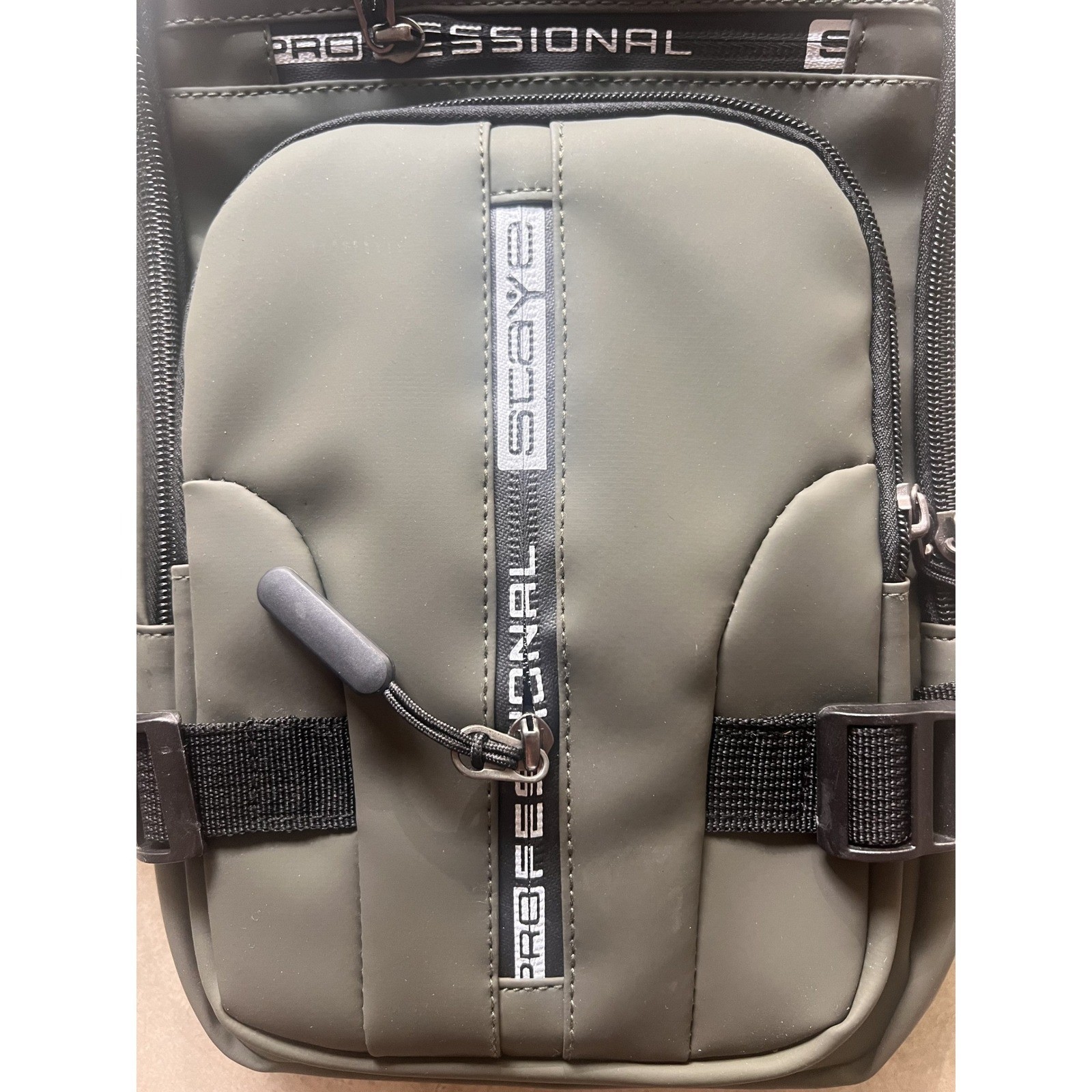 Scaye Professional Sling Bag OS Olive Green Tactical USB Port Techwear