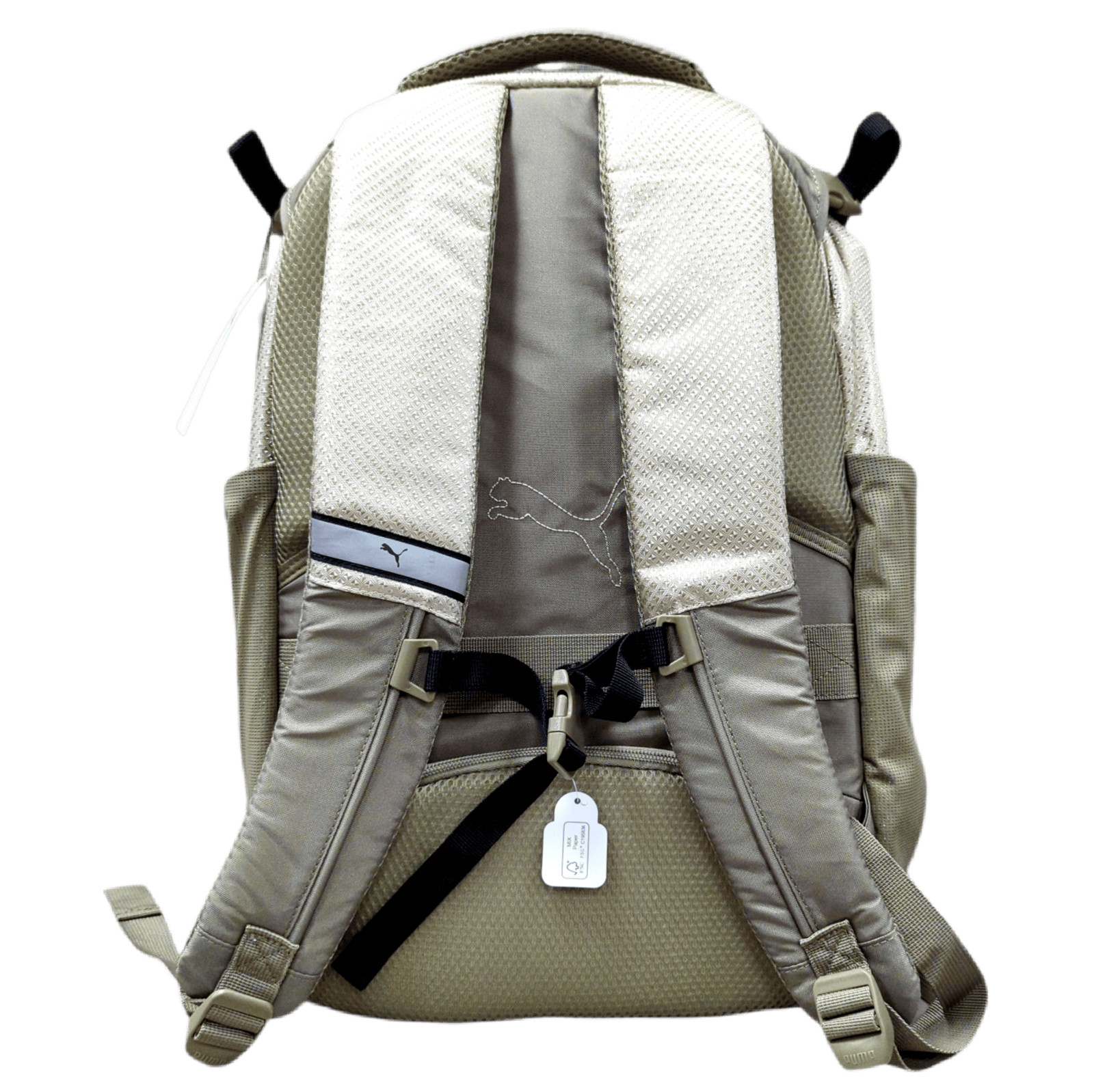 PUMA Challenger 2 Multi-Pocket Laptop & Sports Backpack – Desert Tan/Beige