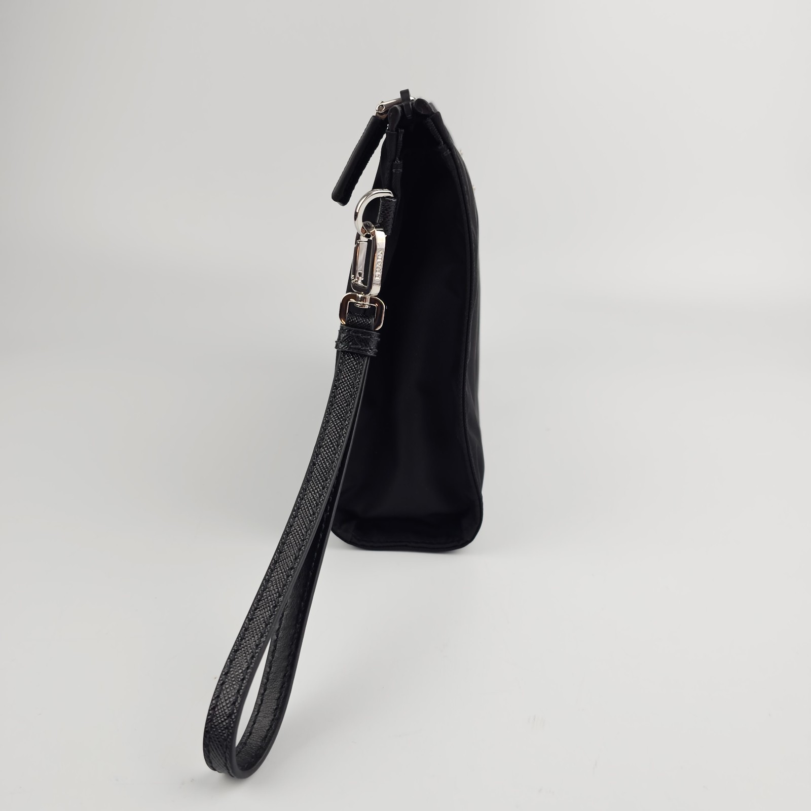 PRADA $950 Re-Nylon and Saffiano leather necessaire Bag New And Authentic