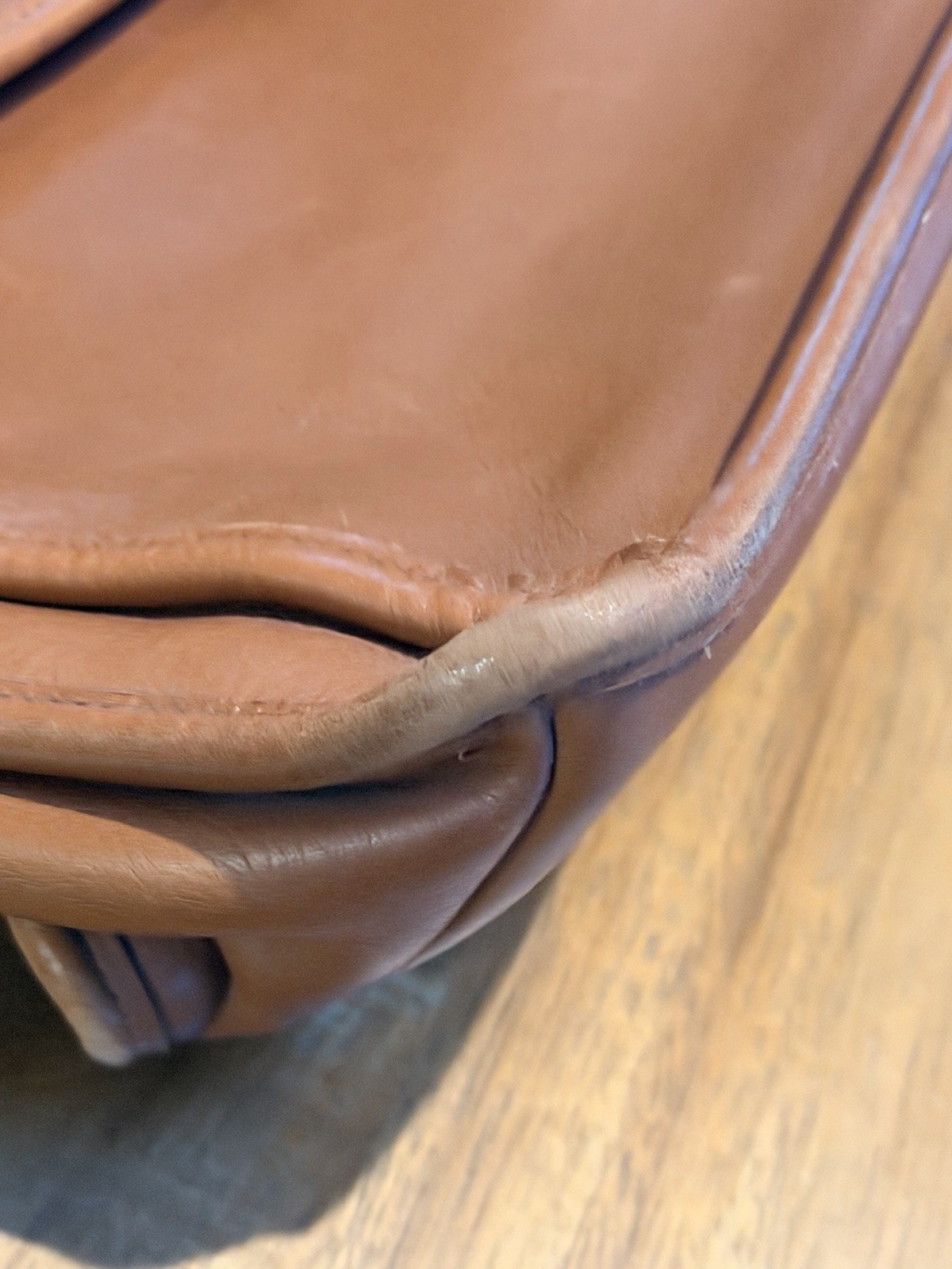 Coach Beekman Briefcase Large British Tan Vintage Leather Bag 5266 USA