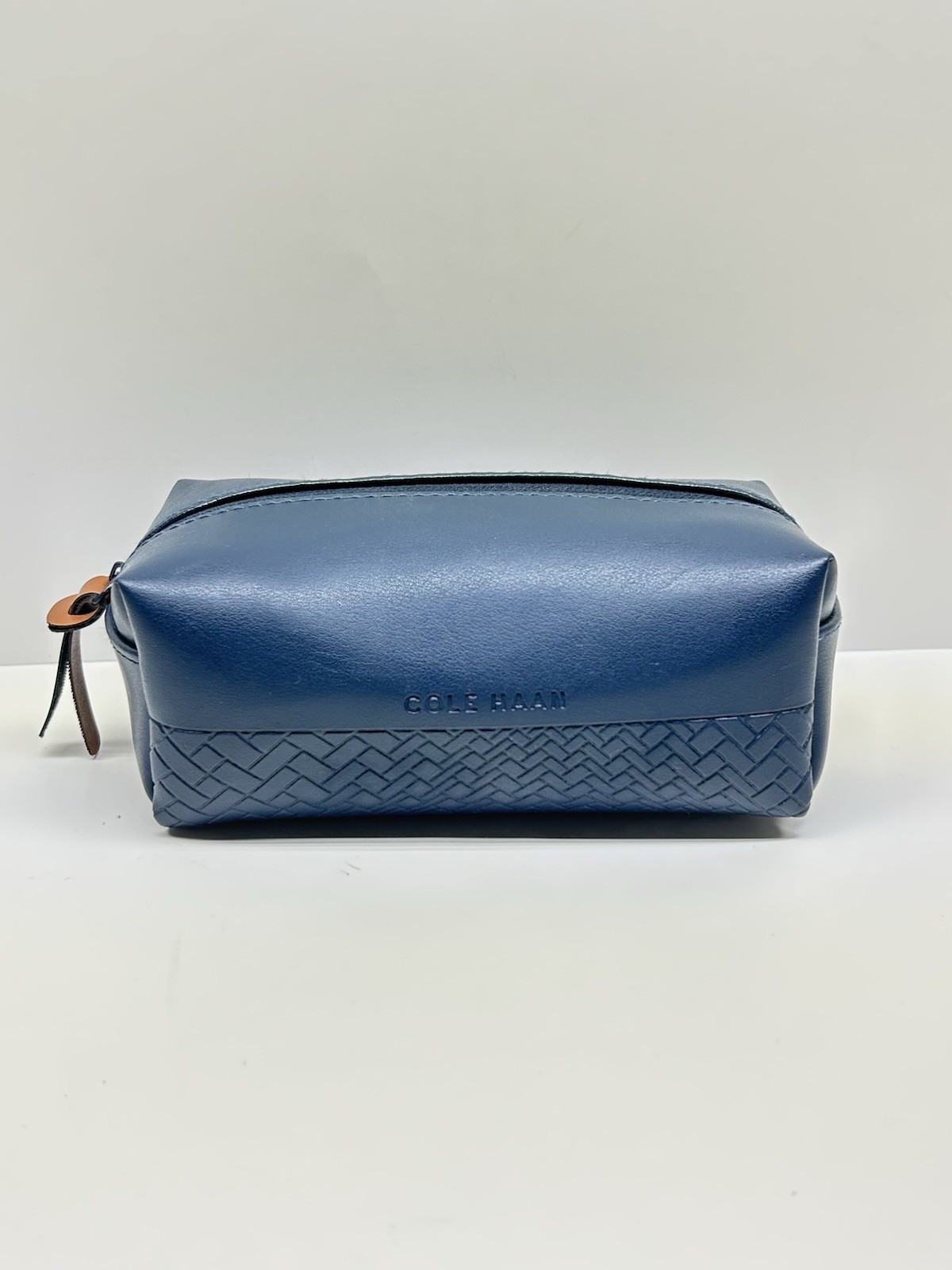 Cole Haan American Airlines Blue Amenity Cosmetic Shave Bag Travel Dopp Makeup