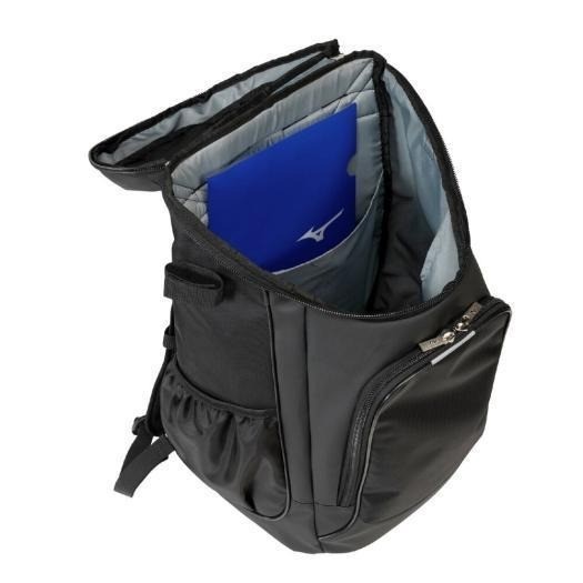 MIZUNO Baseball Softball Backpack 42L Black 1FJDD011 Nylon Polyester NEW