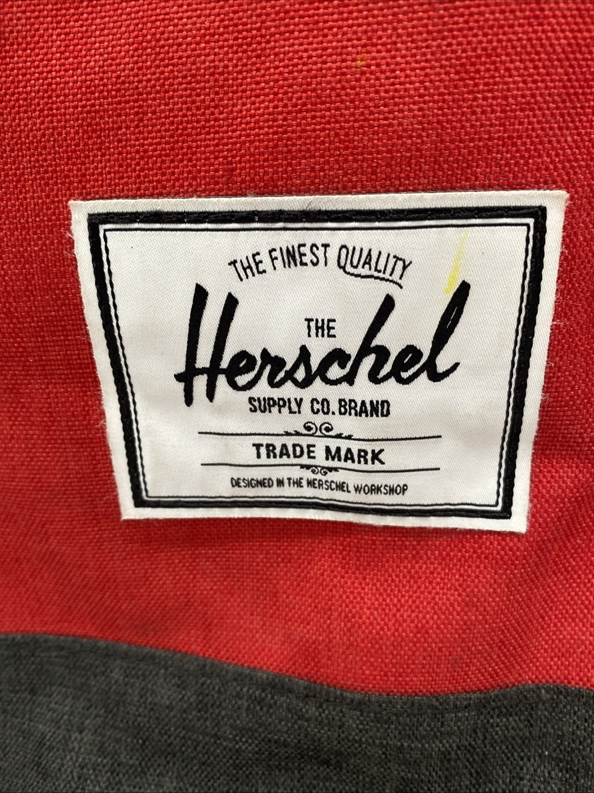 Herschel Retreat Backpack Red With Black Trim X One US Size -19.5 L
