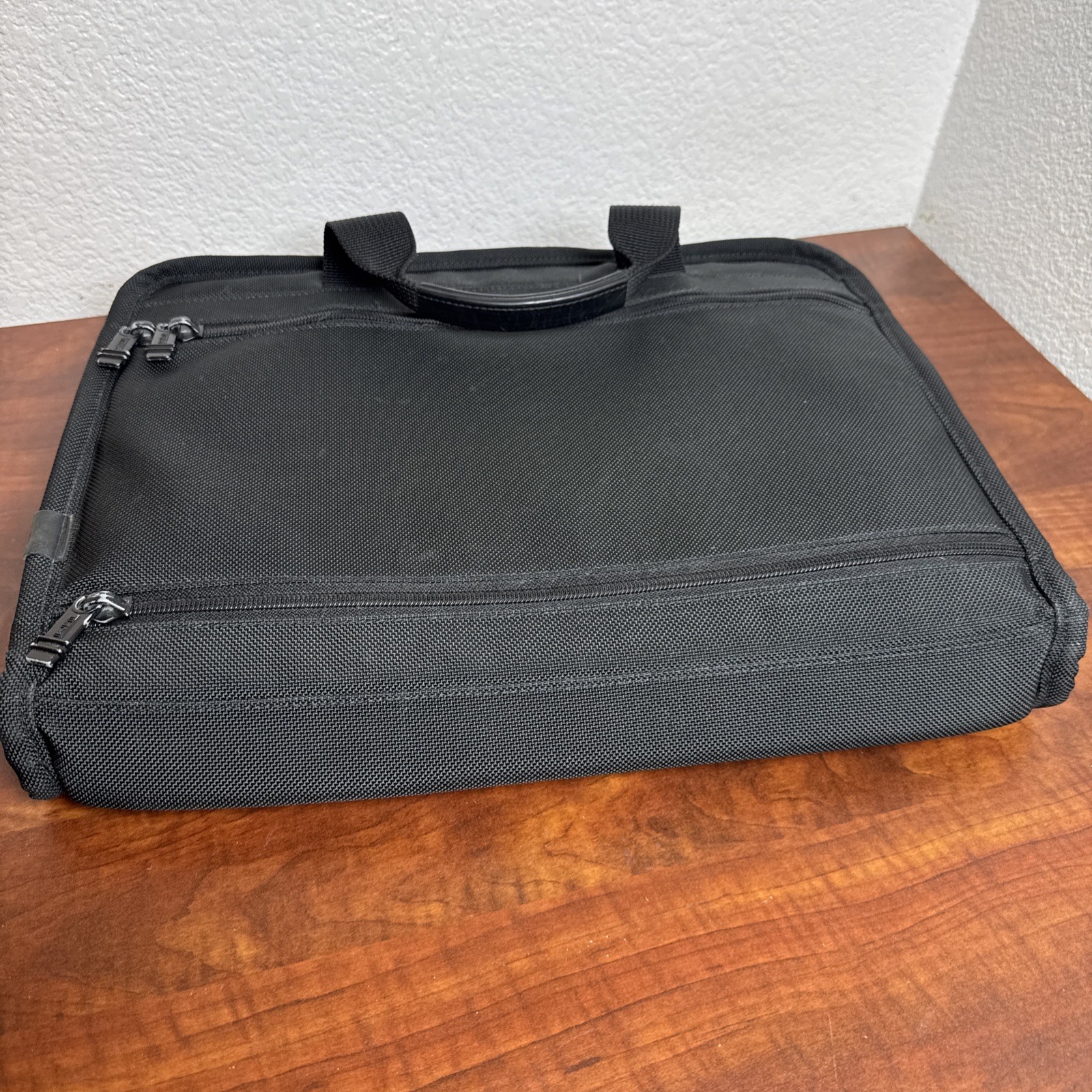 Tumi Alpha Slim Large Screen Laptop Briefcase Ballistic