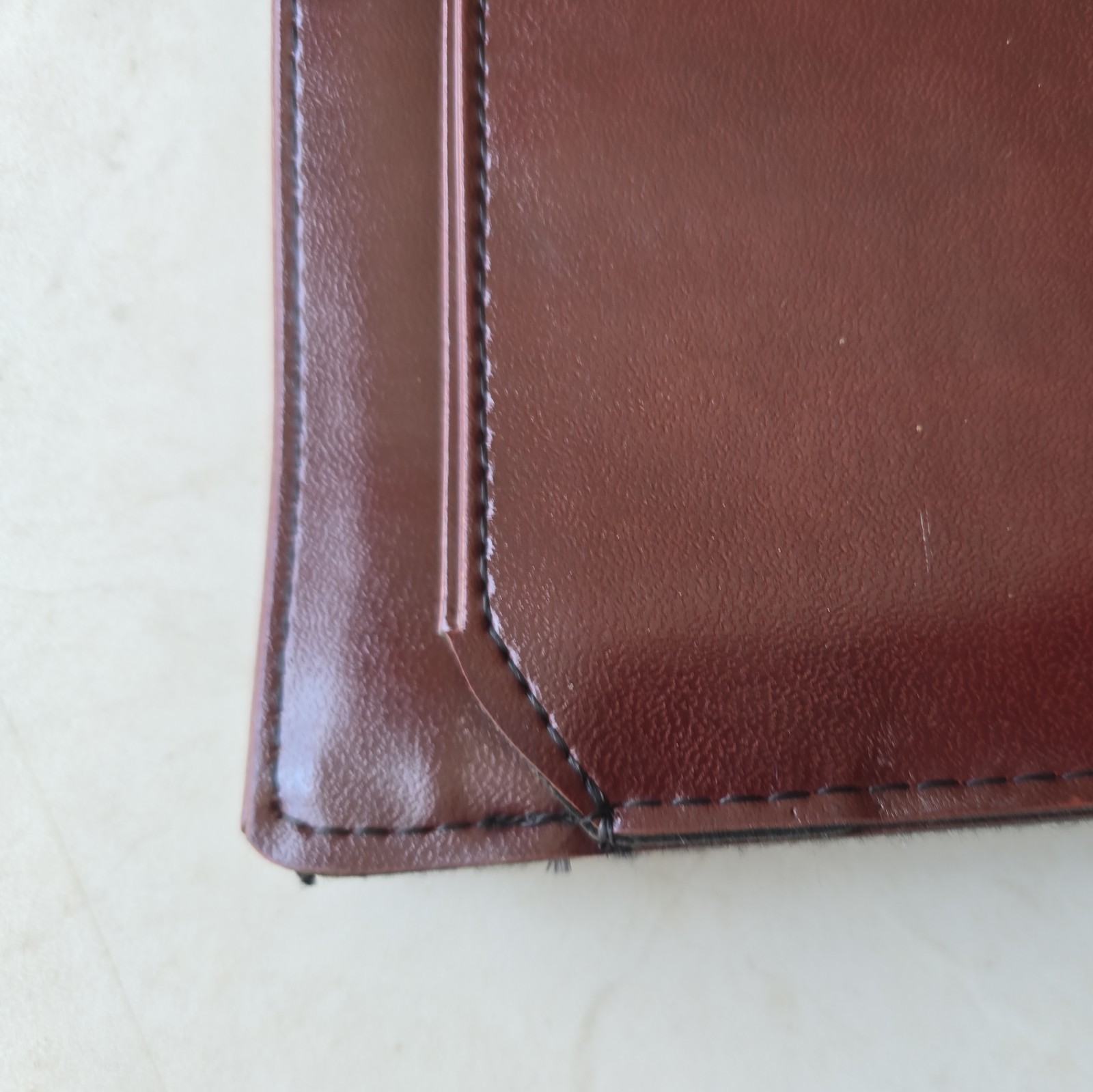 Vintage Hazel America’s Case Maker Briefcase Portfolio Zip close Burgan Bag USA