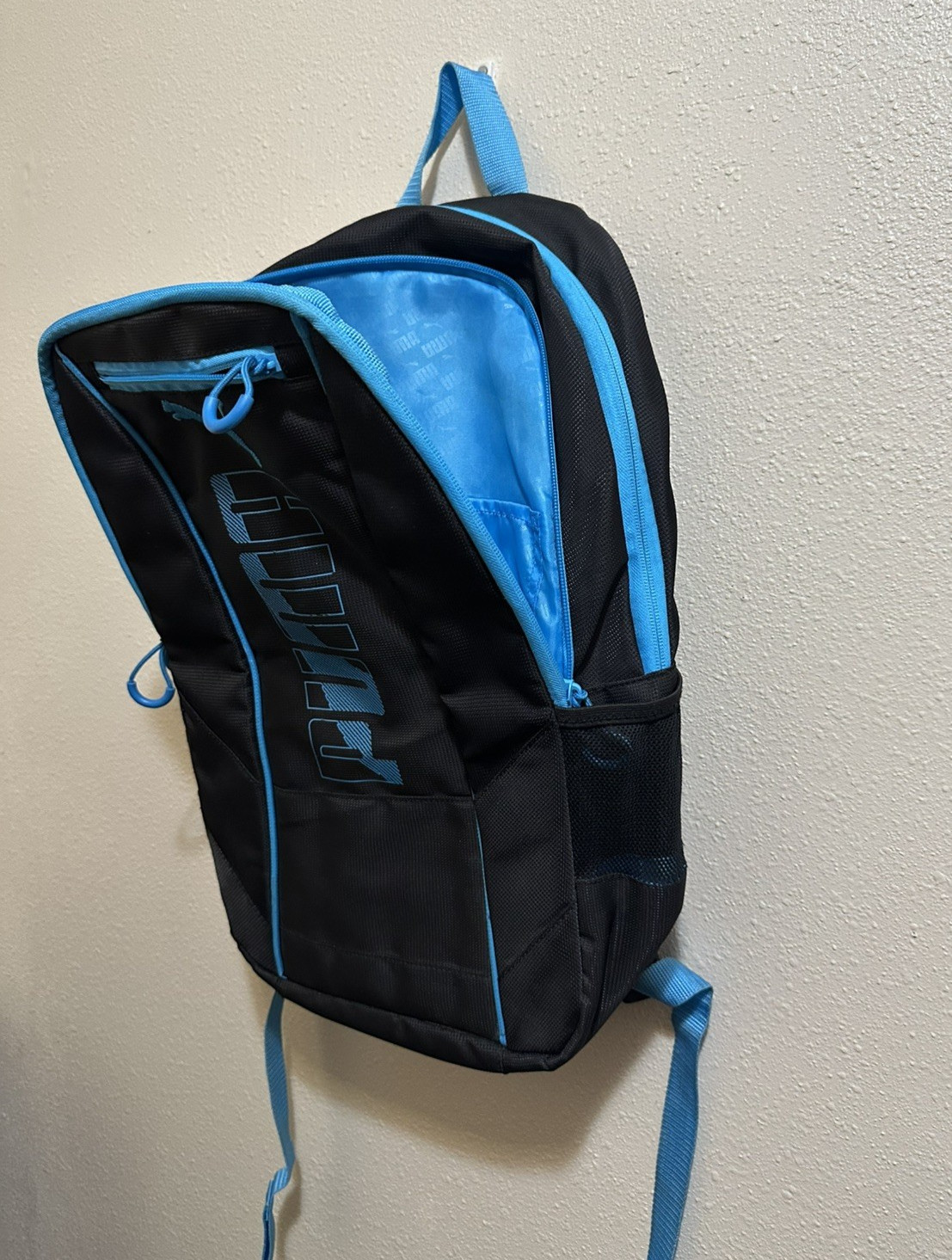 Puma Sweeper 2.0 Black/Blue Backpack for Men With Laptop Section