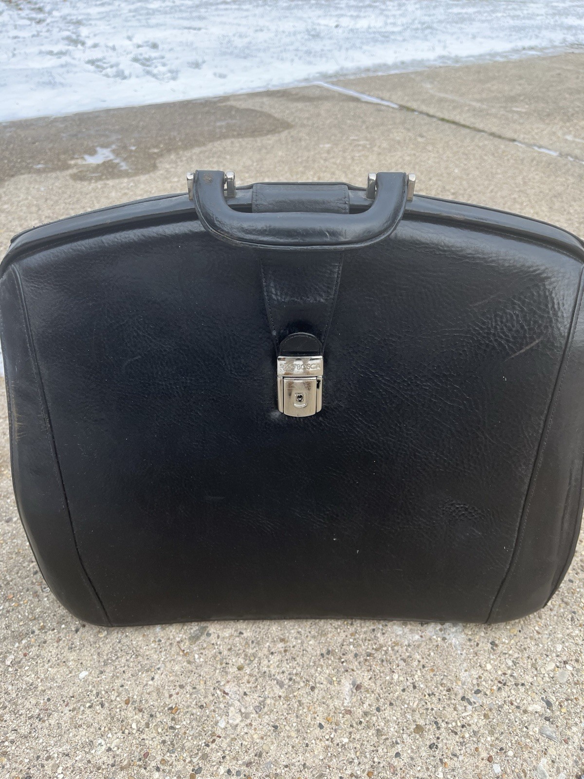 Bosca Old Leather Partners Brief Briefcase Black See Description