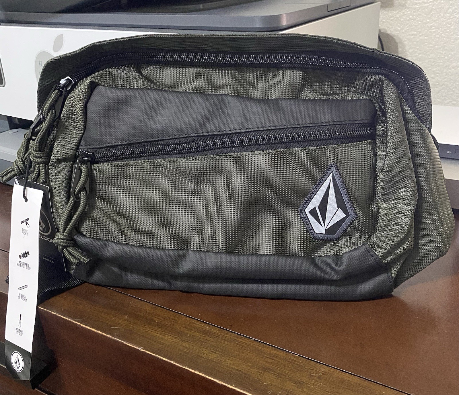 Volcom FRONTMAN OLIVE Waistpack One Size Adjustable- NEW