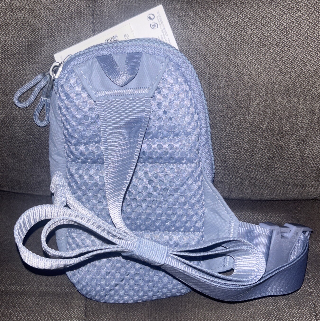 Nike✔️Sportswear Essentials Ashen Slate Blue Crossbody Bag (1L) DJ9794 One Size