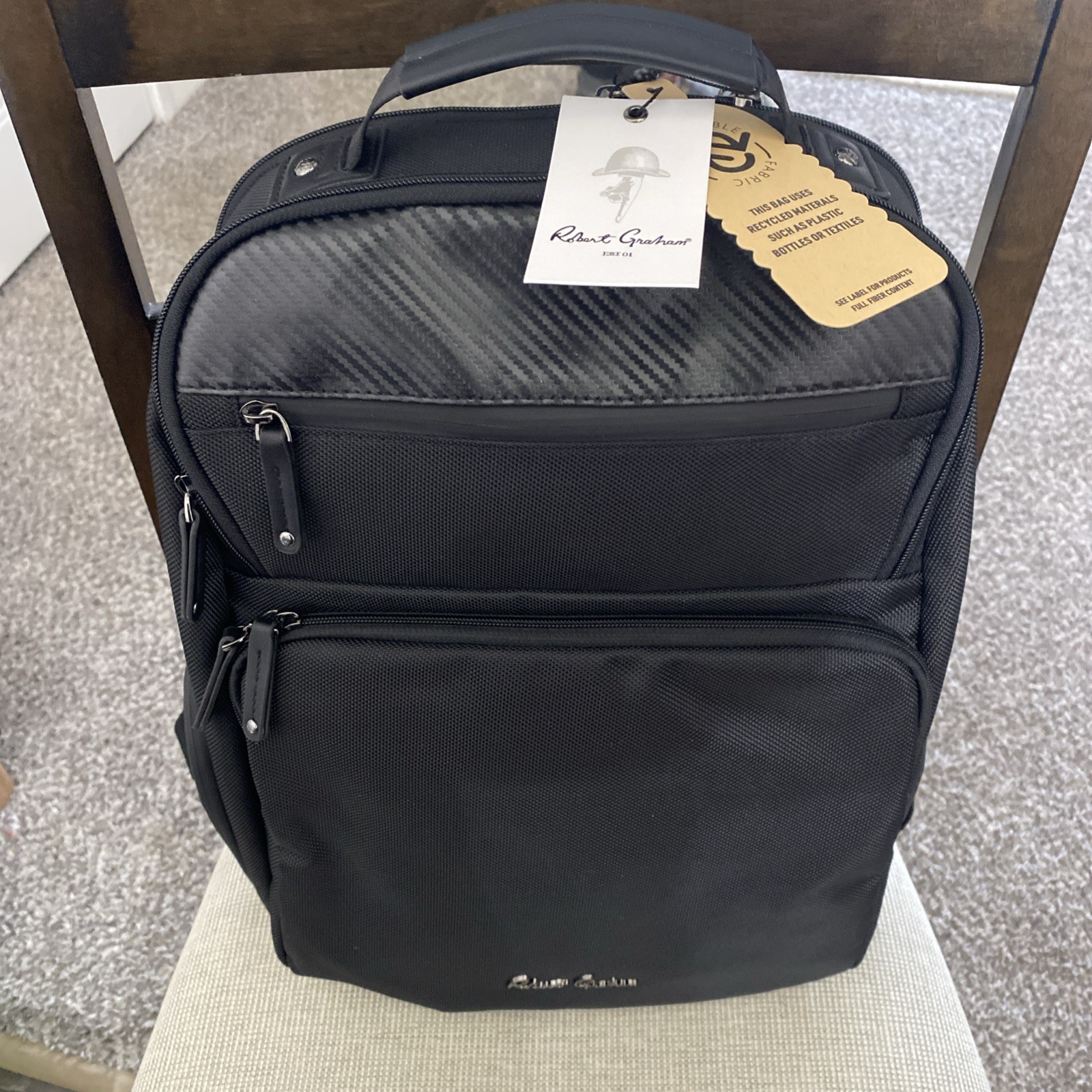 Robert Graham Smart Backpack Black – New with Tags (MSRP $228) FREE SHIPPING!
