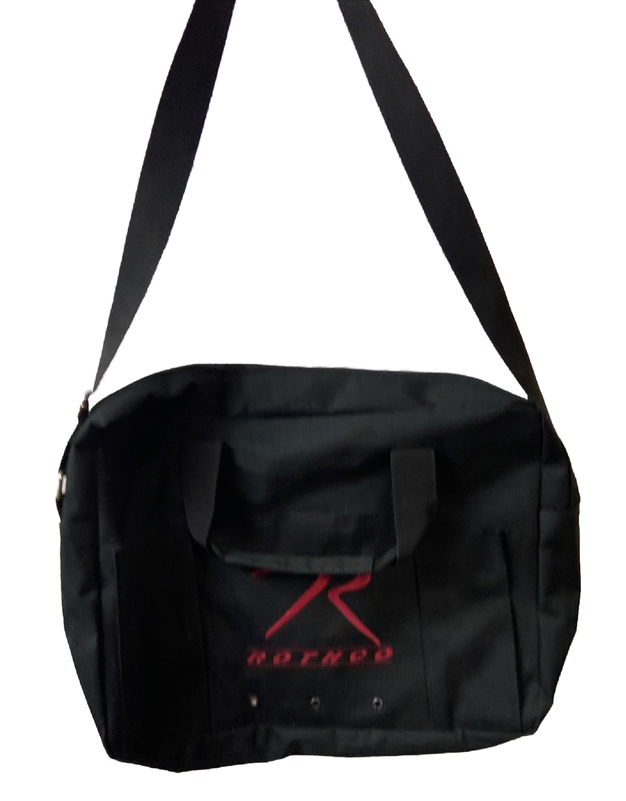 Rothco Black Canvas Embroidered Messenger Bag Seller Premium