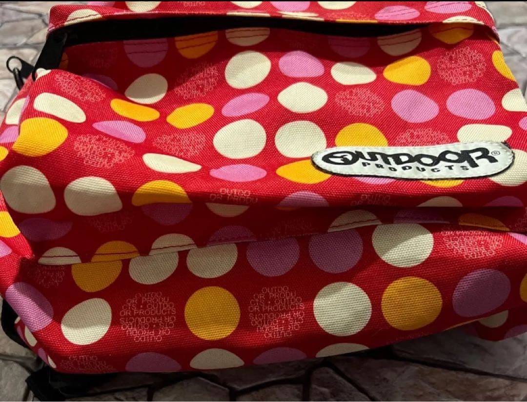 Outdoor Products Pink Polka Dot Y2K Vintage Bag