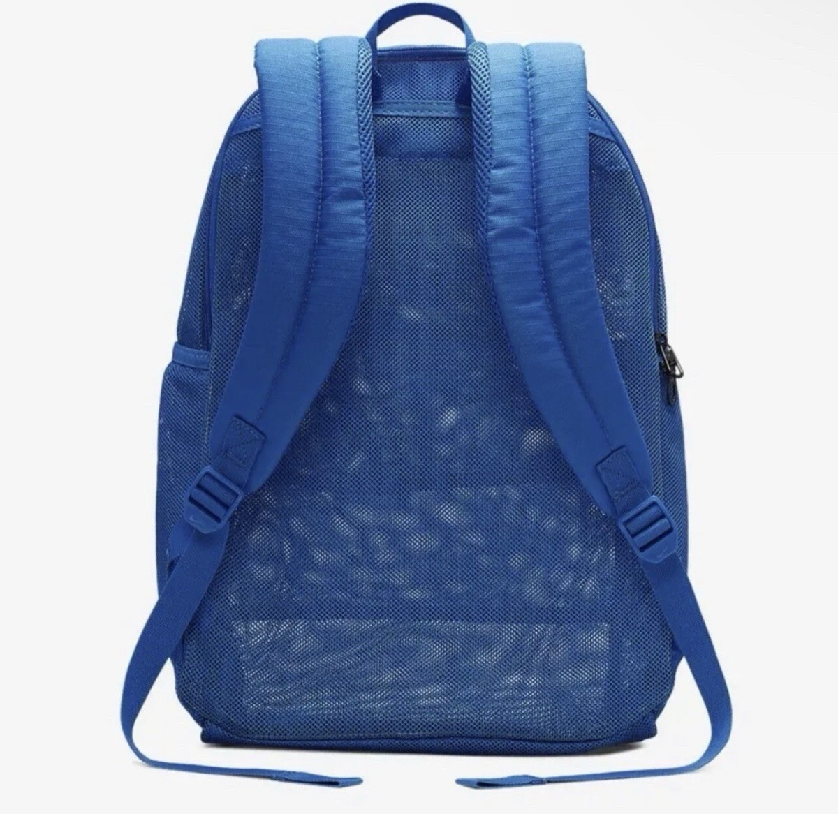 Nike Brasilia Medium Mesh Training Backpack, BA6050 480 Blue/White 26L