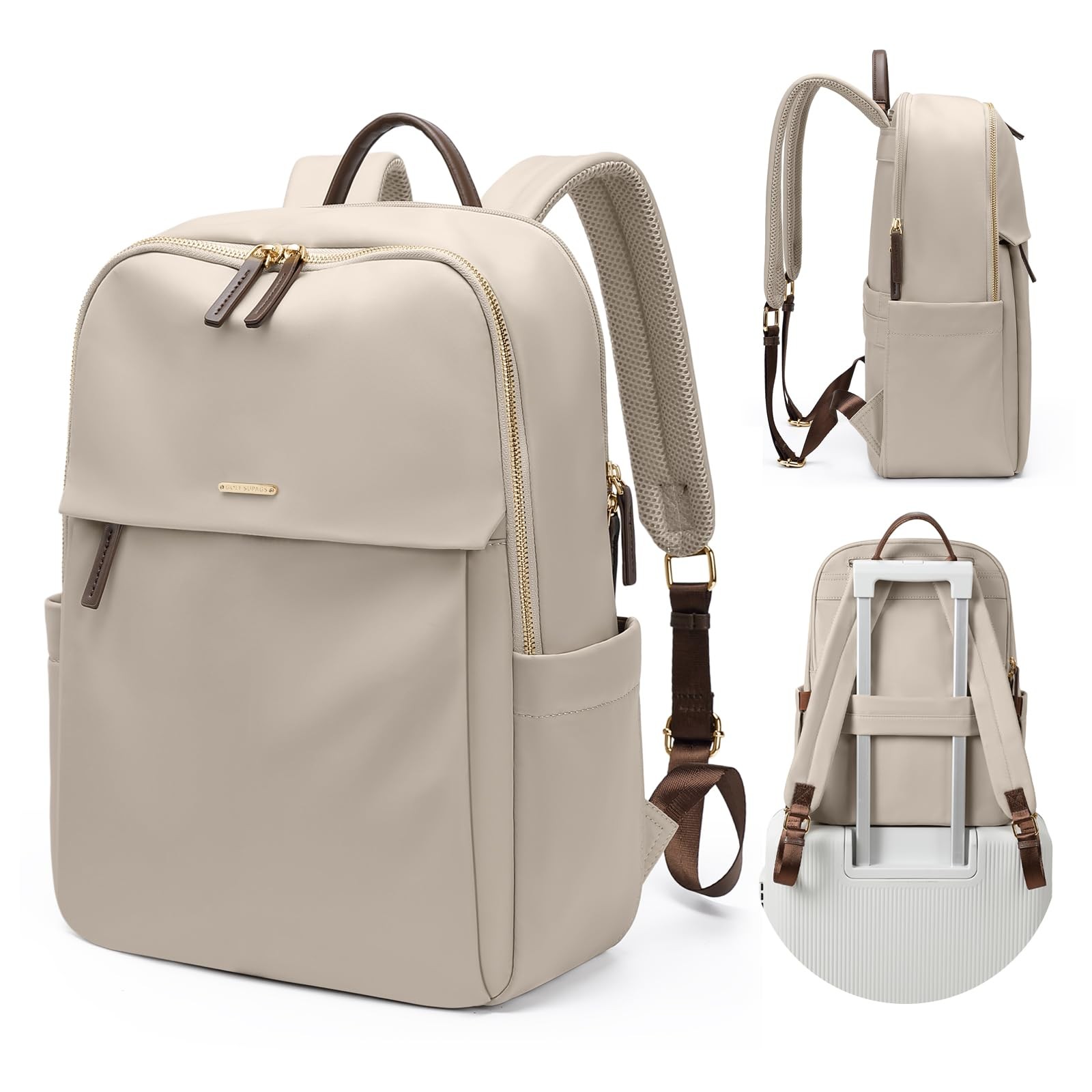 Laptop Backpack Separate Compartment Fits 14 Inch Notebook Casual Daypack Work