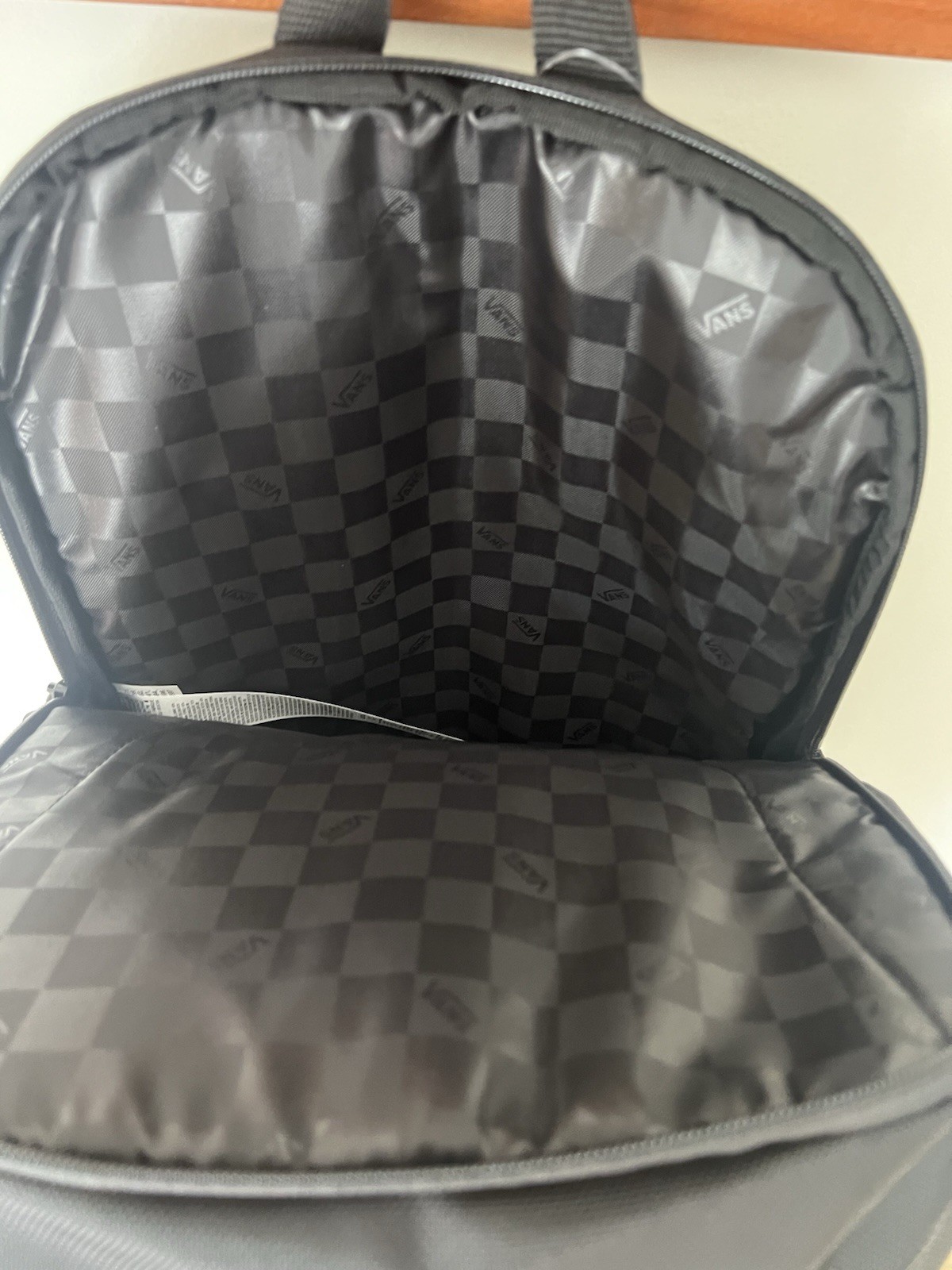 VANS Snag Plus Solid Black Backpack School Work Travel