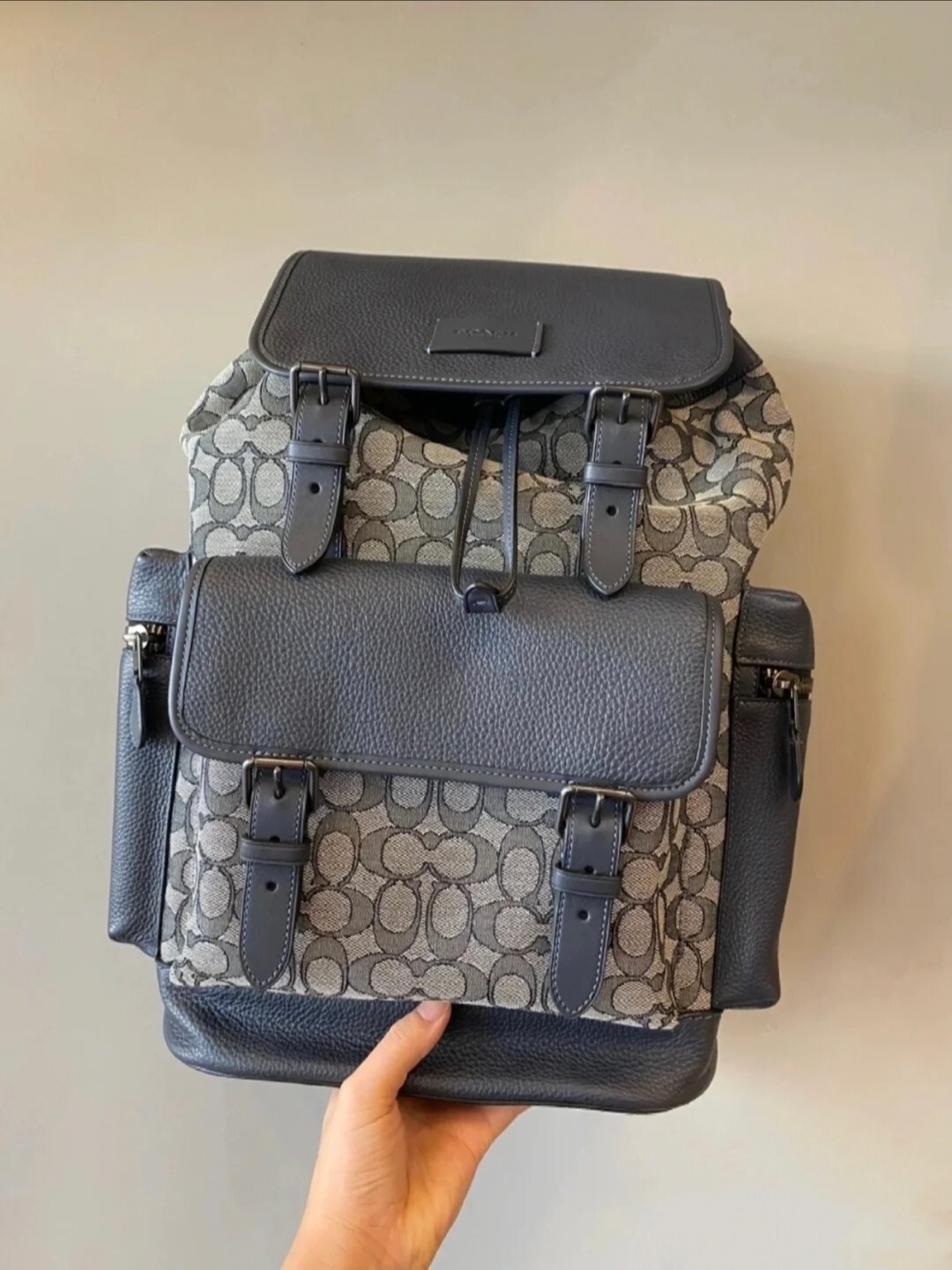 NWT COACH Sprint Backpack In Signature Jacquard Value$750 Automatic