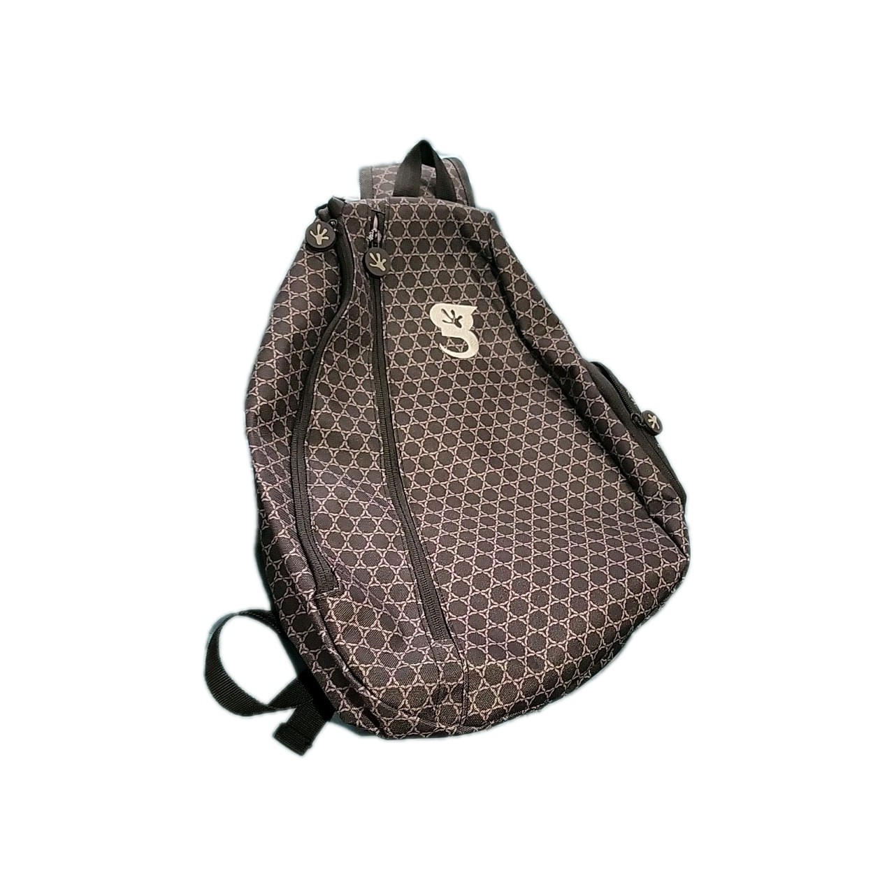 Geckobrands Sling Bag Padded adjustable strap with buckle large pockets EUC