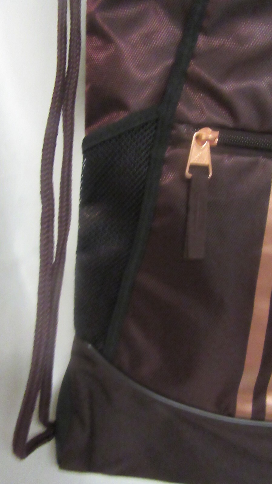 ADIDAS ALLIANCE II SACK PACK (BACK PACK) NEW W/T SHADOW BROWN/GOLD LIGHTWEIGHT