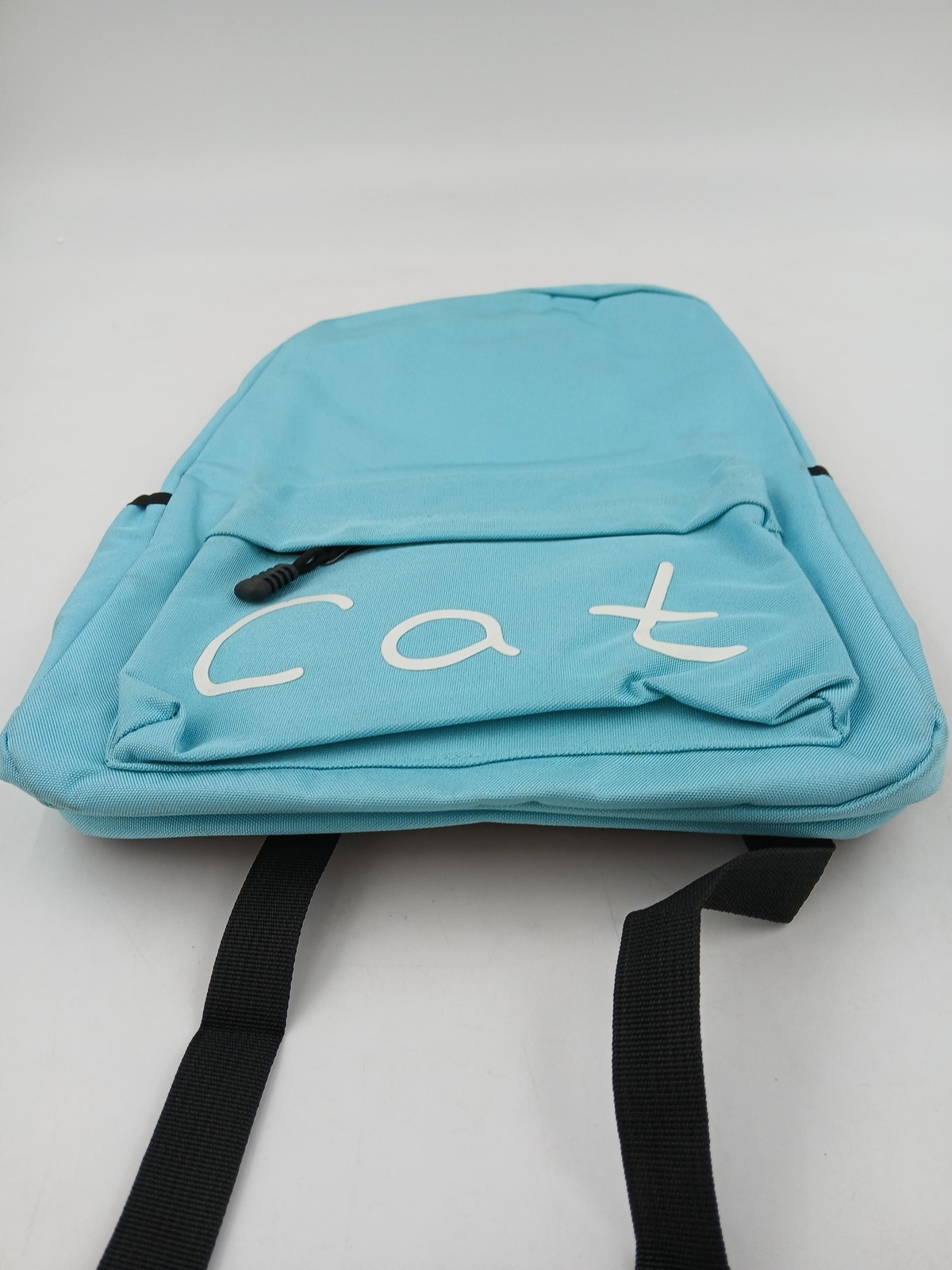 Cat Backpack Blue School Bag Kid Medium Lightweight Cute Student Daypack School
