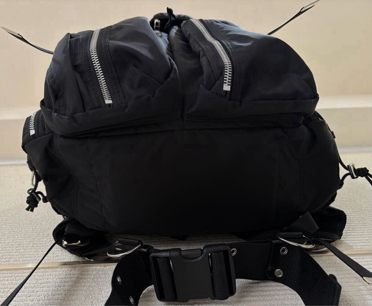 Used 2019 Undercover Multi-Pocket Nylon Backpack Black H 55 × W 43 × D 17cm