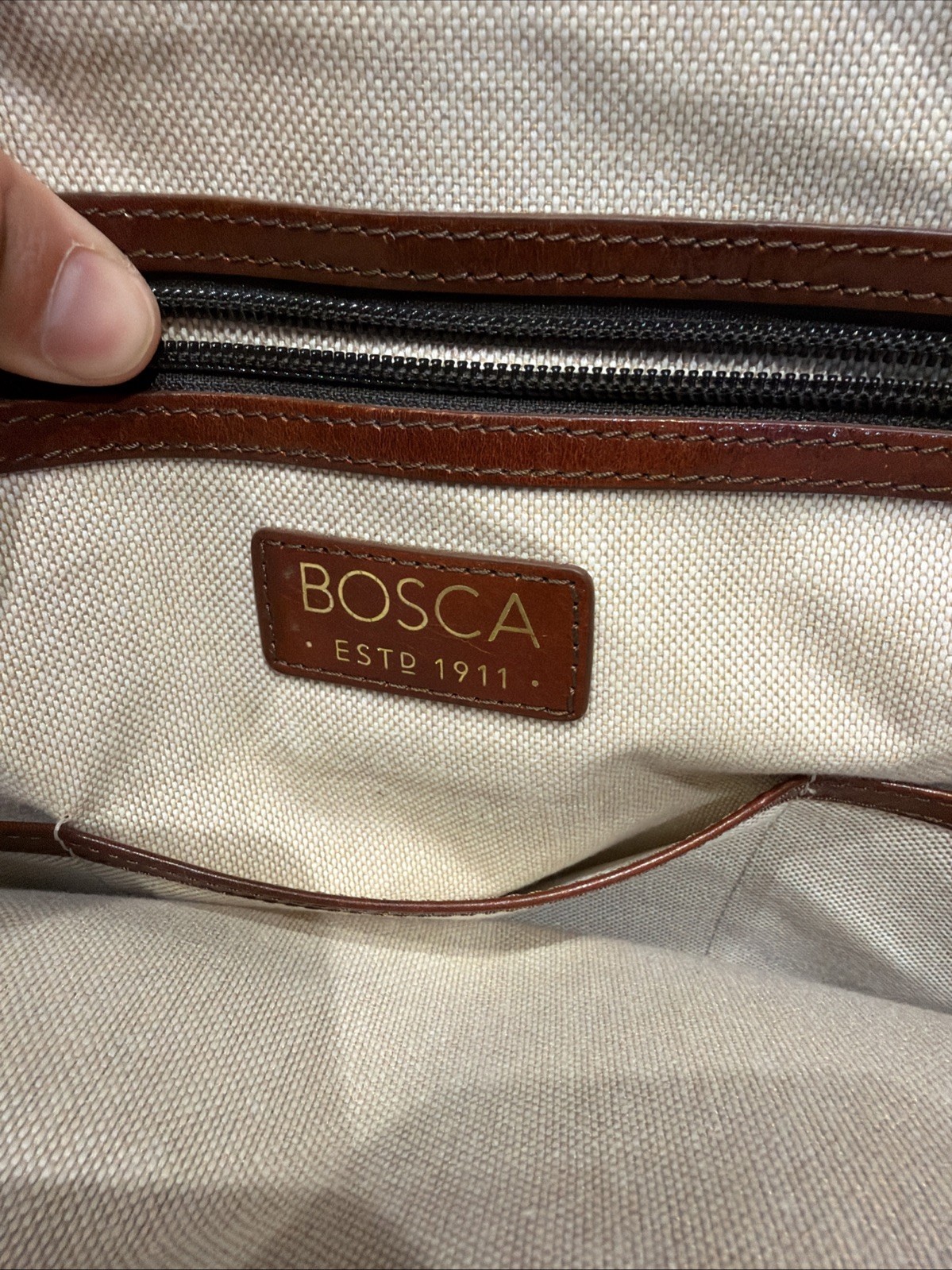 Bosca Brown Men’s Briefcase