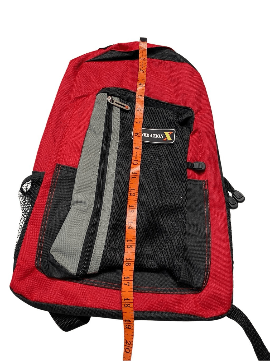 Overland Generation X Backpack Red New With Tags Travel School Hiking Laptop Bag