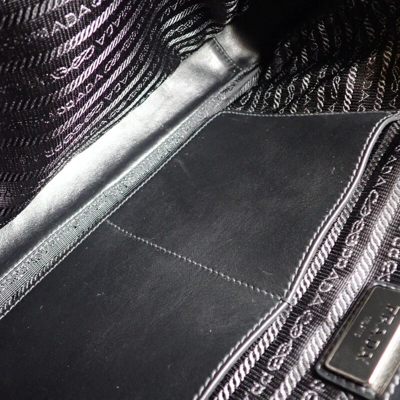 PRADA Business 2Ve3689Z2F0216 Briefcase 2Way Bag Saffiano Navy A Rank