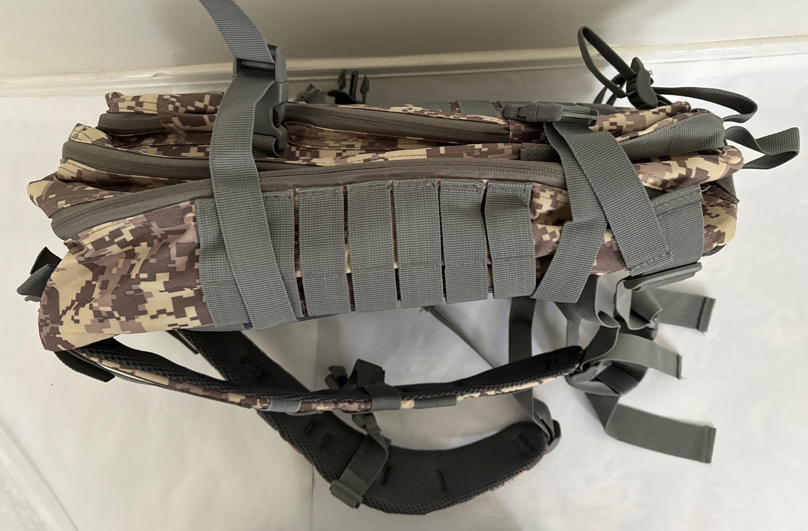 45L Military Tactical Backpack Large Army Men-Outdoor-ACU Camo-New-US Seller
