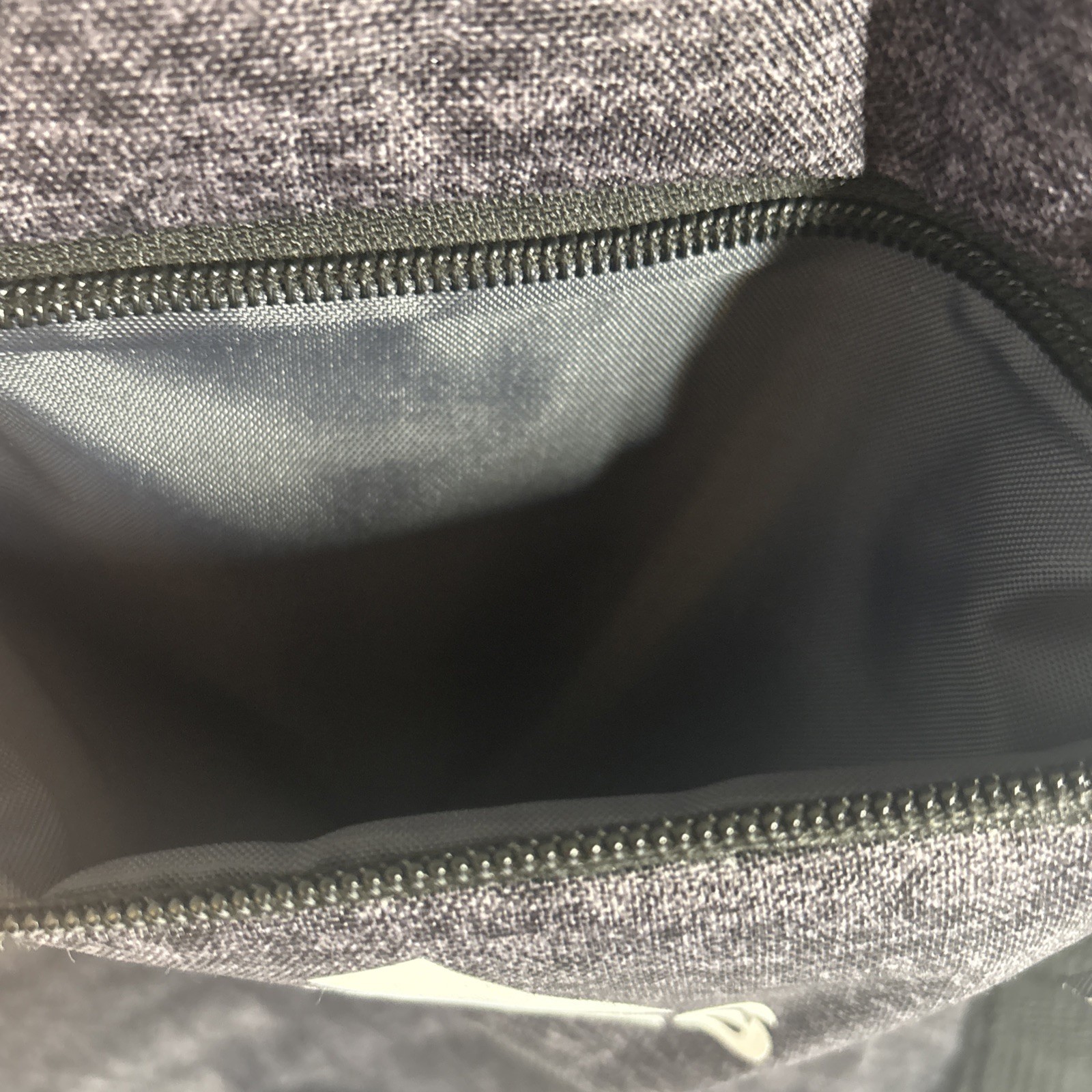 Adidas Load Spring Backpack. Dark Grey, Black Trim, Multi Zippers, Water Pouch