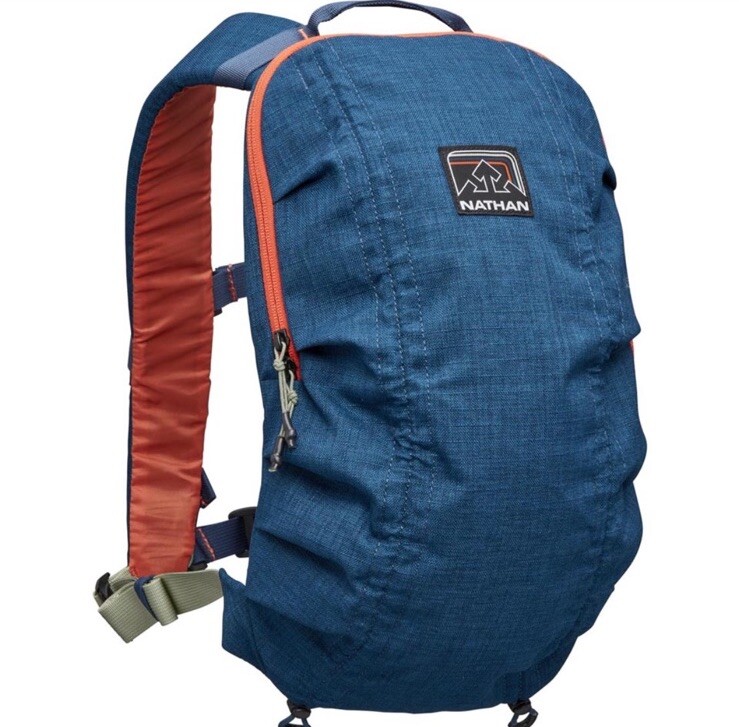 NATHAN RunAway Blue/Orange Packable Runners Backpack 7L NWT Hydration Compatible