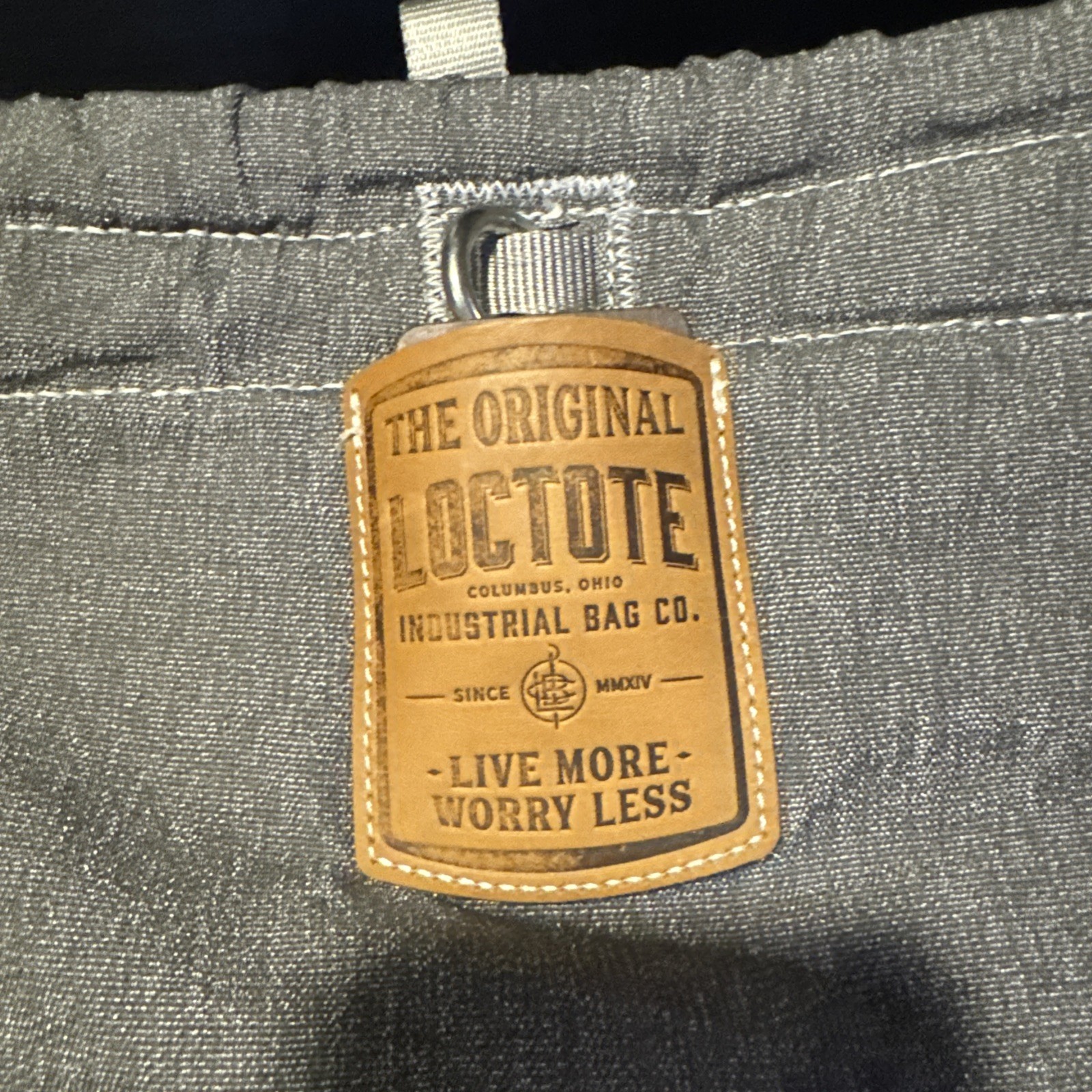 Loctote Original Flak Sack Gray Backpack Bag Loc Tote Anti-Theft
