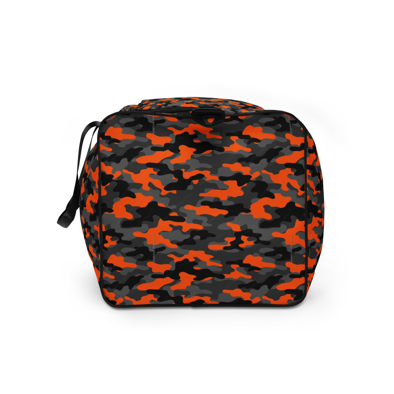 Orange & Black Camouflage Duffle bag
