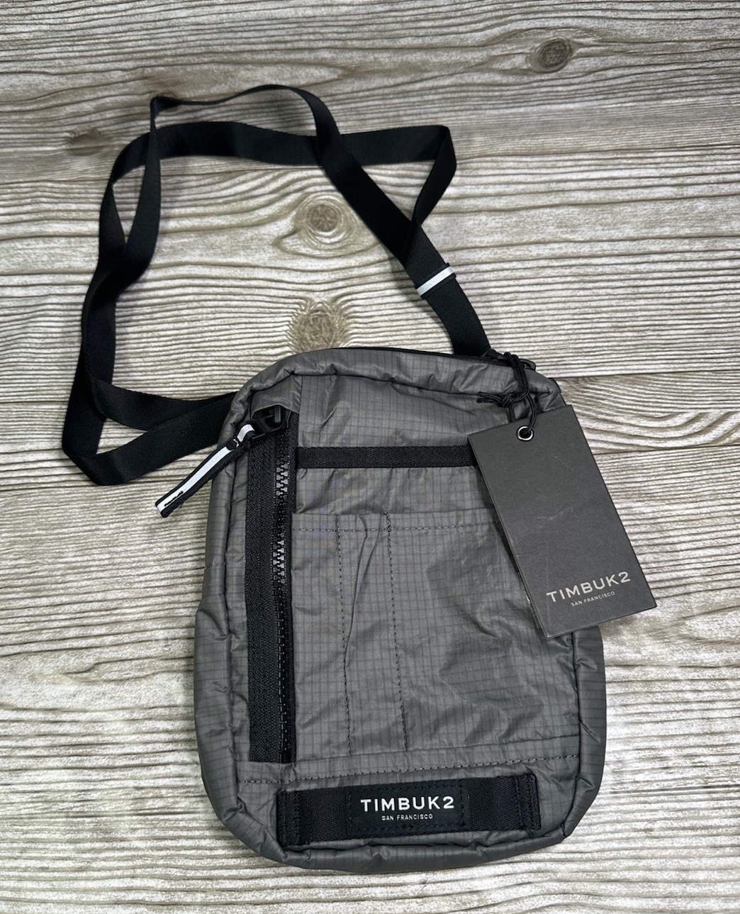 Timbuk2 Zip Kit Small Graphite Gray Crossbody Bag 3210-3-1096