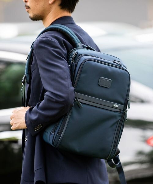 Tumi Alpha 3 Backpack Slim solutions Business Sports Nylon Black & Blue Outlet