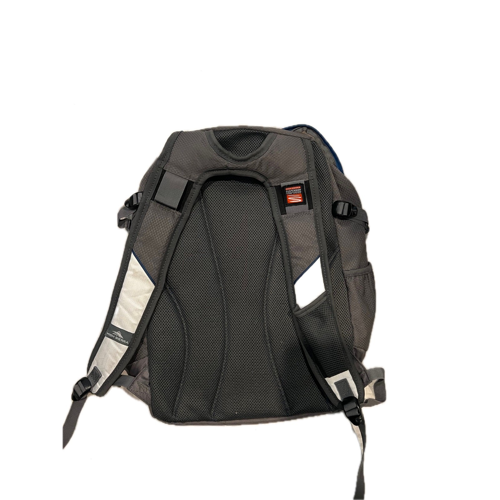High Sierra Scrimmage backpack Charcoal, White Blue Green