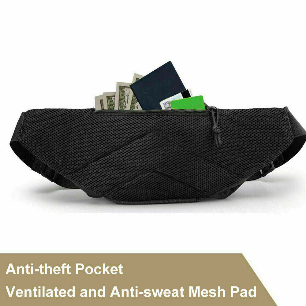 Tactical Waist Bag Concealed Gun Carry Pouch Military Pistol Holster Fanny Pack