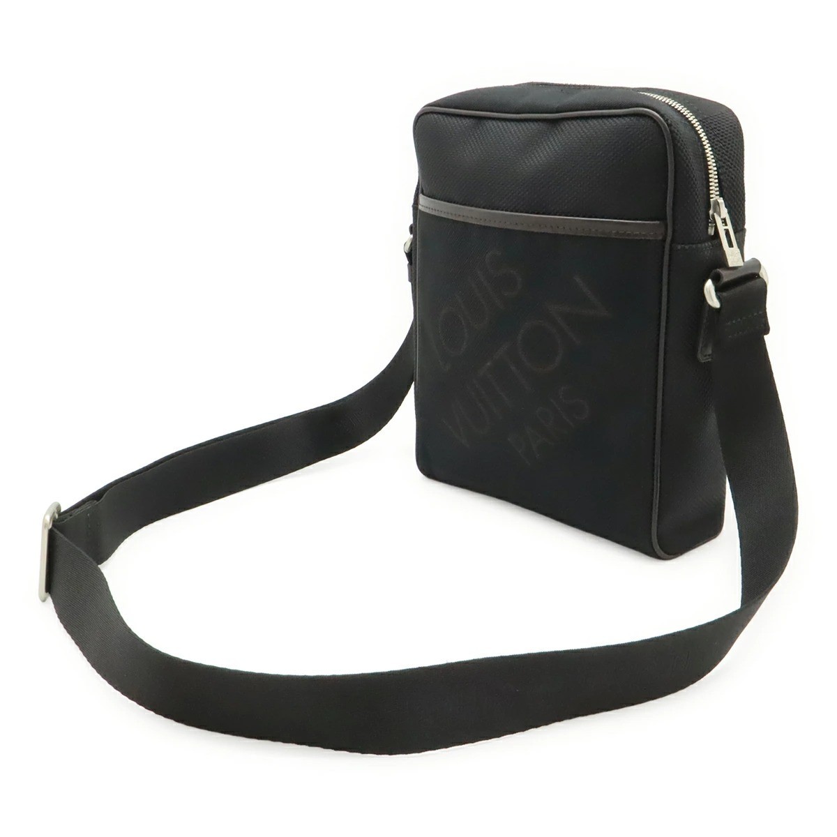 Louis Vuitton Citadin NM M93223 Damier Geant Canvas Shoulder Bag Noir Authentic