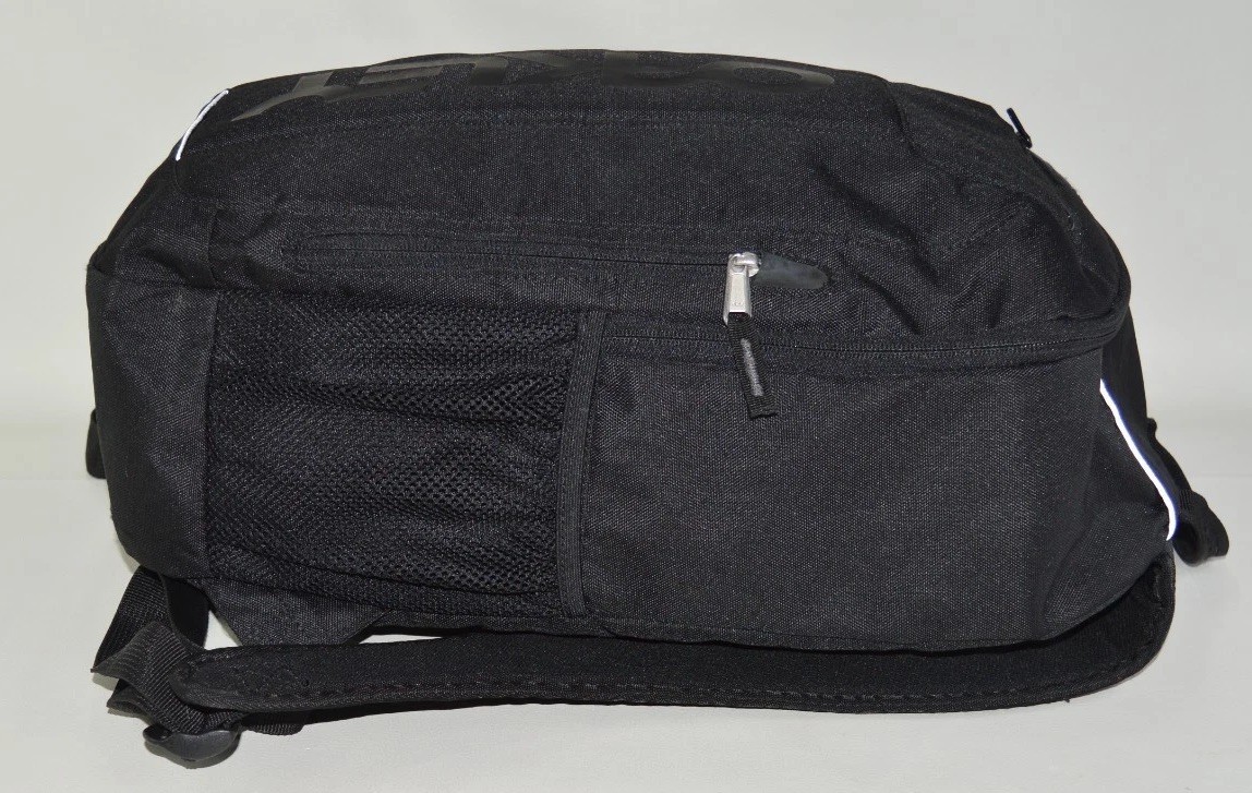 Rare Oakley Software Backpack Skull Bones Tag Black Vintage Y2K
