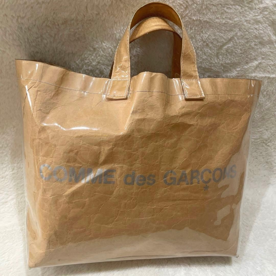 COMME des GARCONS GO-K 201 PVC KRAFT PAPER BAG Light brown Men from Japan
