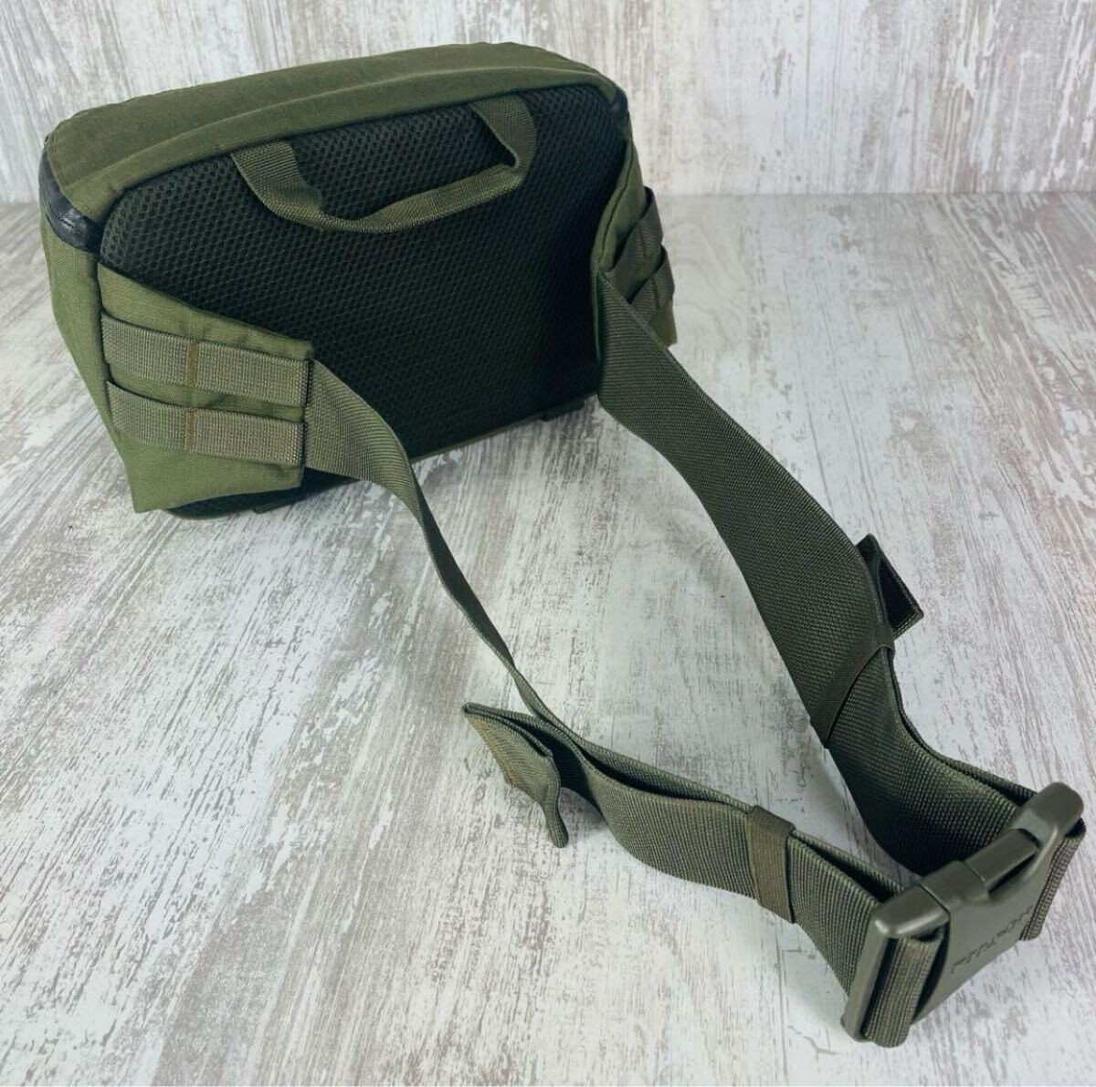 Filson Ripstop Nylon Compact Waist Pack Green 28 x 18 x 9 cm USED from Japan