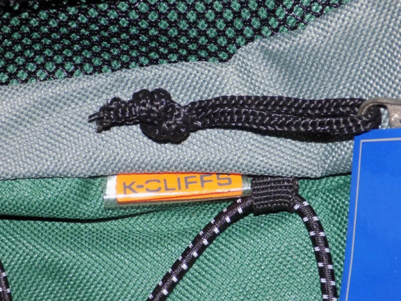 K-Cliffs Backpack 3 Compartment CD Pocket Padded Back Panel and Shoulder Strap